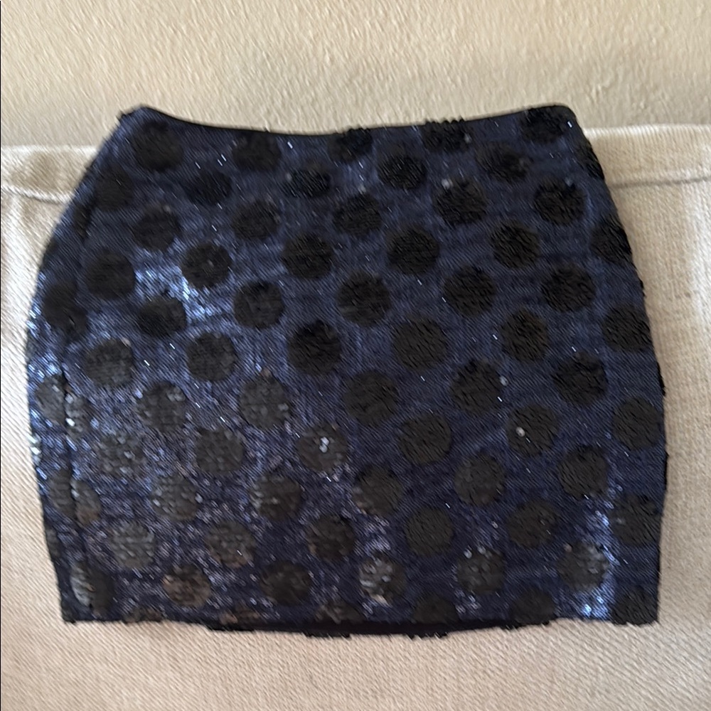 Navy Mini Skirt - image 1